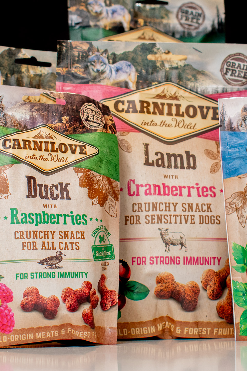 Carnilove és Brit funkcionális jutalomfalatok a Dogzillánál